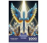 Le ali degli angeli Jigsaw Puzzle Impossibili 1000Pcs Forze misteriose Decorazione Per La Casa. Giochi Rilassamento E Intelligence Per Adulti E Bambini Da 12 Anni 38x26cm/1000pcs