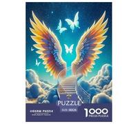 Le ali degli angeli Jigsaw Puzzle Impossibili 1000Pcs Forze misteriose Decorazione Per La Casa. Rilassamento E Intelligence Per Adulti E Ragazzi Da 14 Anni 38x26cm/1000pcs