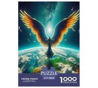 Le ali degli angeli Puzzle Impossibili 1000 Pezzi Forze misteriose Decorazione Per La Casa. Giochi Rilassamento E Intelligence Per Adulti E Ragazzi Da 14 Anni 38x26cm/1000pcs