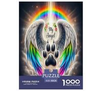 Le ali degli angeli Puzzle Impossibili 1000 Pezzi Forze misteriose Decorazione Per La Casa. Rilassamento E Intelligence Per Adulti E Ragazzi Da 14 Anni 38x26cm/1000pcs