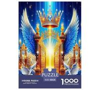 Le ali degli angeli Puzzle Impossible 1000 Pezzi Forze misteriose Decorazione Per La Casa. Rilassamento E Intelligence Per Adulti E Ragazzi Da 14 Anni 38x26cm/1000pcs
