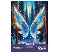 Le ali degli angeli Puzzle Impossible 1000Pcs Forze misteriose Decorazione Per La Casa. Giochi Rilassamento E Intelligence Per Adulti E Ragazzi Da 14 Anni 38x26cm/1000pcs