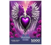 Le ali degli angeli Puzzle Impossible 1000Pcs Forze misteriose Decorazione Per La Casa. Rilassamento E Intelligence Per Adulti E Bambini Da 12 Anni 38x26cm/1000pcs