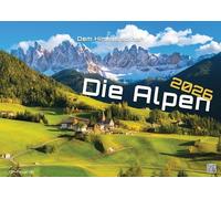 Le Alpi - il cielo più vicino - 2025 - Calendario DIN A2 (extra grande: circa 60 cm x 42 cm)