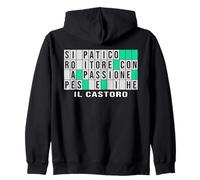 Le Amazzoni del Signor Giancarlo V3 - Il Castoro Felpa con Cappuccio