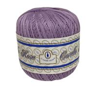 LE ANTICHE MERCERIE Cotone per Uncinetto N° 12 Filo di Scozia GOMITOLO da 100 Grammi (Glicine 108)