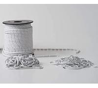 LE ANTICHE MERCERIE Filo Corda Piombata per Tende Tendaggi Tessuti Zanzariera - Varie Grammature - Peso Zavorra (50 GR)