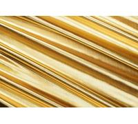 Le Antiche Mercerie Tessuto Liscio Alto 150 cm Oro Venduto al Metro