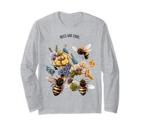 Le api sono fantastiche. Impollinatori a tema ape Maglia a Manica
