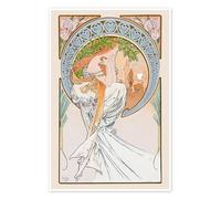 Le arti - Poesia Poster di Alfons Mucha 20 x 30 cm Quadri Decorazione per pareti
