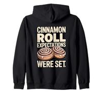 Le aspettative del Rotolo di Cannella Erano impostate Gioco di Parole Divertente Felpa con Cappuccio