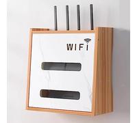 Le autorità locali Scatola portaoggetti Wi-Fi, organizer multiuso for cavi modem, ripiano nascosto for la gestione dei cavi della multipresa(B)