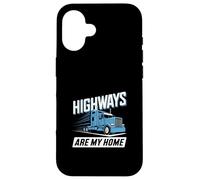 Le autostrade sono la mia vita da autotrasporto Custodia per iPhone 16