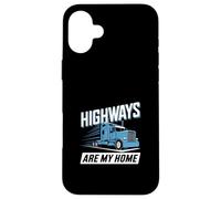 Le autostrade sono la mia vita da autotrasporto Custodia per iPhone 16 Plus