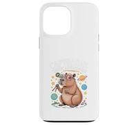 Le avventure cosmiche di Capybara Citazione Astronomia Custodia per iPhone 13 Pro Max