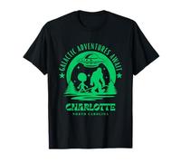 Le avventure galattiche aspettano Charlotte North Carolina Maglietta