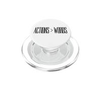 Le azioni parlano più delle parole. Actions > Words PopSockets PopGrip per MagSafe