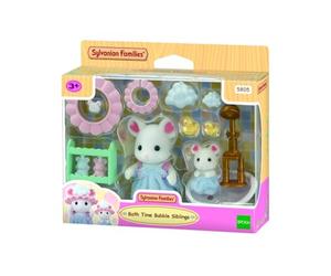 Le bain des freres Souris Marshmallow - SYLVANIAN FAMILIES - 5805