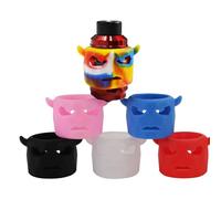 Le bande in silicone più spesse e alte 6pcs possono proteggere il serbatoio della sigaretta elettronica e il serbatoio dell'atomizzatore RDA RBA entro il diametro 25mm-30mm (25mm x 25mm x 26.5mm)