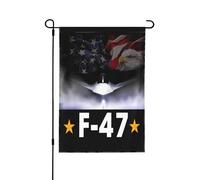 Le bandiere dei jet da combattimento F fanno volare l'America F- Again Pro Flag 12x18 Banner da giardino bifacciale senza pennone