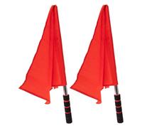 Le Bandiere Per Gli Arbitri Del Calcio | 2 Pezzi Di Bandiere Rosse E Leggere - Per Arbitri - Per Il Calcio La Pallavolo Lo Sport Il I Giochi Di Campo Giudice L