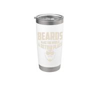 Le barbe pogonophile rendono il mondo un posto migliore per la vita della barba Bicchiere termico in acciaio inox doppia parete