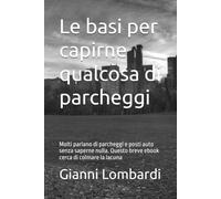 Le basi per capirne qualcosa di parcheggi: Molti parlano di parcheggi e posti auto senza saperne nulla. Questo breve ebook cerca di colmare la lacuna