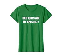 Le battute di papà Sono la mia specialità Maglietta, Donna, Verde Mela, 3XL