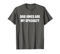 Le battute di papà Sono la mia specialità Maglietta, Uomo, Asfalto, M