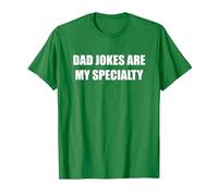Le battute di papà Sono la mia specialità Maglietta, Uomo, Verde Mela, XXL