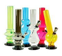 LE BAZAAR SHOP - Bong, Pipa Ad Acqua In Acrilico Giallo 20 cm - ARL Group