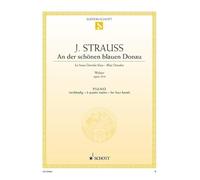 Le beau Danube bleu: Waltz. op. 314. piano (4 hands).