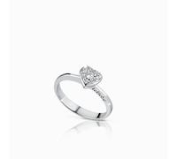 Le Bebè Anello Cuore Gli Amori Bimbo In Oro Bianco E Diamanti Lbb115