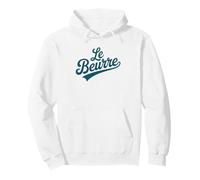Le Beurre - Burro con Scritta in Francese Baking Humoris Felpa con Cappuccio