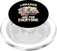 Le biblioteche sono per tutti Dragon Book Reader Bibliotecario PopSockets PopGrip per MagSafe