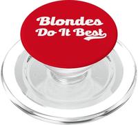 Le bionde lo fanno meglio bionda scherzo virale meme divertente tinto capelli PopSockets PopGrip per MagSafe
