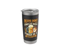 Le birre non si lamentano quando finisco tra 2 minuti, birra divertente Bicchiere termico in acciaio inox doppia parete