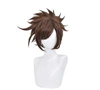 Le Bizzarre Avventure Di Jojo Joseph Joestar Parrucca Costume Cosplay Resistente Al Calore Sintetico Corto Parrucca Per Capelli Da Uomo Marrone Gioco Di Ruolo