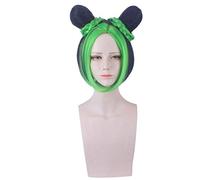 Le bizzarre avventure di JoJo Vento d'oro Jolyne Cujoh Parrucche Kujo JoJo no Kimyou na Bouken Panini Trecce Capelli Parrucche Cosplay + Cappellino parrucca PL-397