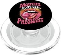 Le bocche non rimangono incinte - scherzi umoristici per adulti PopSockets PopGrip per MagSafe