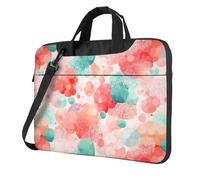 Le bolle colorate hanno stampato la cartella della borsa a tracolla del computer portatile facile da usare quando viaggia per affari a 13 pollici