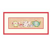 Le Bonheur des Dames Kit per ricamo a punto croce contato, tessuto di lino