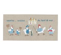 Le Bonheur des Dames kit punto croce contato "Cucina sul lato mare", 37x12,5 cm,