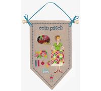 Le Bonheur des Dames kit punto croce contato "patch d'angolo", 14x24cm, fai da t