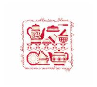 Le Bonheur des Dames Set punto croce collezione rossa