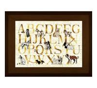 Le Bonheur des Dames kit punto croce "Cane Sampler guscio d'uovo", DIY, 38x26cm