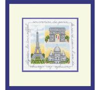 Le Bonheur des Dames Set punto croce ricordo di Parigi