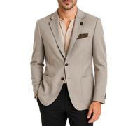 Le Braghe giacca blazer uomo monopetto tortora 48