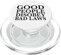 Le brave persone disobbediscono alle cattive leggi (dichiarazione di resistenza) PopSockets PopGrip per MagSafe