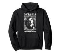 Le Brave Ragazze Hanno Fantasie oscure Vampire Fantasy Bookworm Felpa con Cappuccio